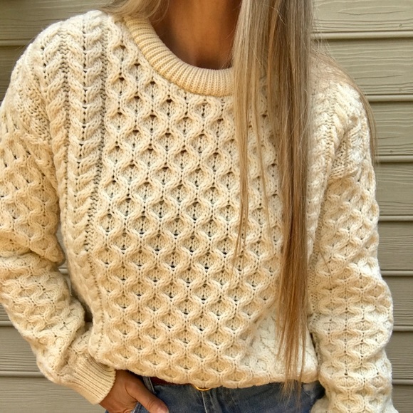 SOLD……Vintage Blarney 100% Wool Sweater Unisex - Picture 4 of 7